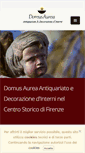 Mobile Screenshot of domusaureafirenze.com